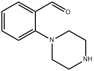 2-哌嗪-1-苯甲醛 结构式