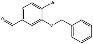 3-(BENZYLOXY)-4-BROMOBENZALDEHYDE 结构式