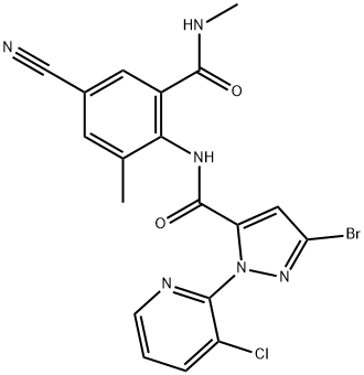 溴氰虫酰胺 结构式