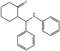 Cyclohexanone, 2-(a-anilinobenzyl)- 结构式