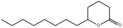 四氢-6-辛基-2H-吡喃-2-酮 结构式