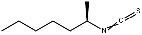(R)-(-)-2-庚基异硫氰酸酯 结构式