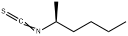 (S)-(+)-3-己基异硫氰酸酯 结构式
