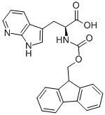 (ALPHAS)-ALPHA-[[(9H-芴-9-基甲氧基)羰基]氨基]-1H-吡咯并[2,3-B]吡啶-3-丙酸 结构式