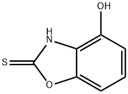 4-羟基苯并噁唑-2(3H)-硫酮 结构式