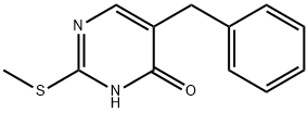 4(1H)-Pyrimidinone, 2-(methylthio)-5-(phenylmethyl)- 结构式