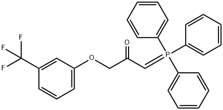 [(3-trifluoromethylphenoxycarbonyl)methyl]triphenylphosphorane 结构式