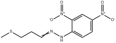 3-(Methylthio)propanal (2,4-dinitrophenyl)hydrazone 结构式