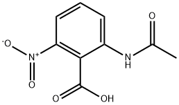 2-乙酰氨基-6-硝基苯甲酸 结构式
