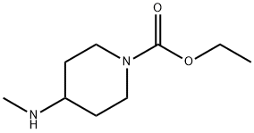 4-(甲基氨基)哌啶-1-甲乙基酯 结构式