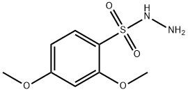2,4-二甲氧基苯磺酰肼 结构式