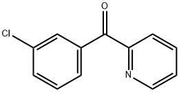 (3-氯苯基)-吡啶-2-基-甲酮 结构式