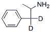 1,1-dideuterio-1-phenyl-propan-2-amine 结构式