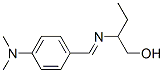 2-[(p-Dimethylaminobenzylidene)amino]-1-butanol 结构式