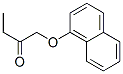 1-(1-Naphtyloxy)-2-butanone 结构式