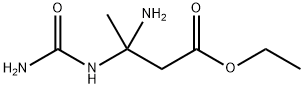 ethyl 3-amino-3-[(aminocarbonyl)amino]butyrate  结构式
