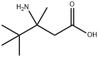 Pentanoic  acid,  3-amino-3,4,4-trimethyl- 结构式