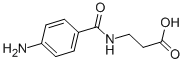 对氨基苯甲酰-beta-丙氨酸 结构式