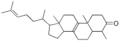 4,10,13-trimethyl-17-(6-methylhept-5-en-2-yl)-1,2,4,5,6,7,11,12,14,15,16,17-dodecahydrocyclopenta[a]phenanthren-3-one 结构式