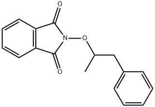 2-(1-phenylpropan-2-yloxy)isoindole-1,3-dione 结构式