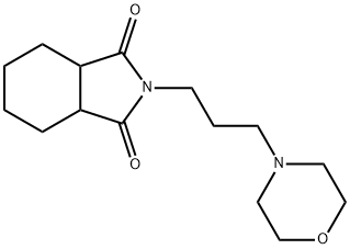 Phthalimide, N-(4-morpholinopropyl)hexahydro- 结构式