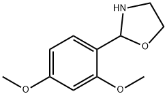 2-(2,4-Dimethoxyphenyl)oxazolidine 结构式