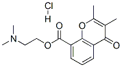 2-dimethylaminoethyl 2,3-dimethyl-4-oxo-chromene-8-carboxylate hydroch loride 结构式