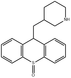 3-(Thioxanthen-9-ylmethyl) piperidine, S-oxide 结构式