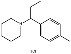 1-(1-(p-Tolyl)propyl)piperidine hydrochloride 结构式