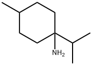 Cyclohexanamine, 4-methyl-1-(1-methylethyl)- (9CI) 结构式