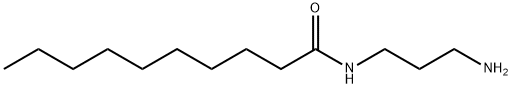 N-(3-aminopropyl)decan-1-amide 结构式