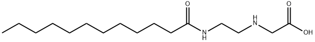 N-[2-[(1-oxododecyl)amino]ethyl]glycine 结构式