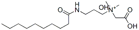 (carboxymethyl)dimethyl-3-[(1-oxodecyl)amino]propylammonium hydroxide  结构式