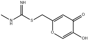 Carbamimidothioic acid, N-methyl-, (5-hydroxy-4-oxo-4H-pyran-2-yl)methyl ester (9CI) 结构式
