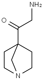 Ethanone, 2-amino-1-(1-azabicyclo[2.2.1]hept-4-yl)- (9CI) 结构式