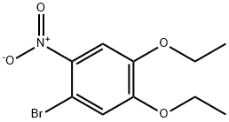 1-BROMO-4,5-DIETHOXY-2-NITROBENZENE 结构式