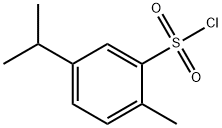 5-异丙基-2-甲基苯-1-磺酰氯 结构式