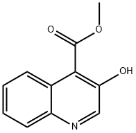 4-Quinolinecarboxylicacid,3-hydroxy-,methylester(9CI) 结构式