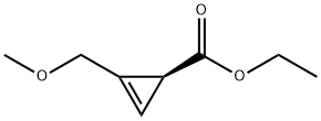 2-Cyclopropene-1-carboxylicacid,2-(methoxymethyl)-,ethylester,(1S)-(9CI) 结构式