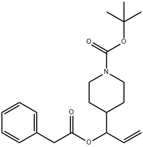 1-Boc-4-(1-phenylacetoxyallyl)piperidine 结构式