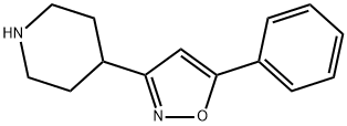 4-(5-phenyl-3-isoxazolyl)piperidine 结构式