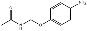 Acetamide, N-[(4-aminophenoxy)methyl]- (9CI) 结构式