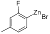 2-FLUORO-4-METHYLPHENYLZINC BROMIDE 结构式