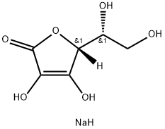 D-异抗坏血酸钠 结构式