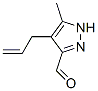 1H-Pyrazole-3-carboxaldehyde, 5-methyl-4-(2-propenyl)- (9CI) 结构式