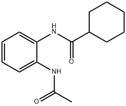 Cyclohexanecarboxamide, N-[2-(acetylamino)phenyl]- (9CI) 结构式