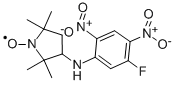 3-(5-氟-2,4-二硝基苯胺)-氧基吡咯烷 结构式
