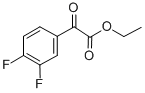 3,4-二氟苯甲酰甲酸乙酯 结构式