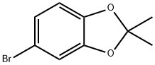 5-溴-2,2-二甲基-1,3-苯并二氧戊环 结构式