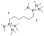 Hexamethylenebis(tris(dimethylamino)phosphonium iodide) 结构式